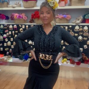 Falda carmen negra 33€