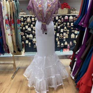 Cancán sin aro blanco 24€