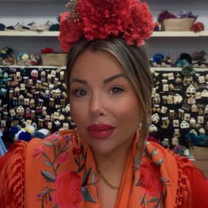 Ramillete coral y rojo 16€