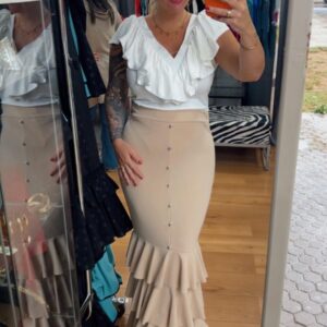 Pack falda+peonia (mediana) 20€