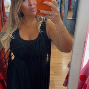 Top Flecos negro 20€