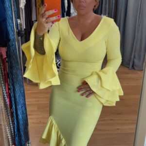 Vestido Triana amarillo talla 1