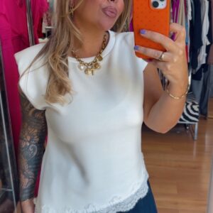 Camiseta encaje 13€