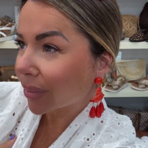 Pendientes Esencia rojos 10€