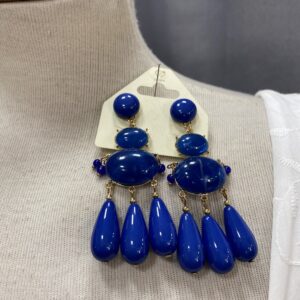 Pendientes azul 8€