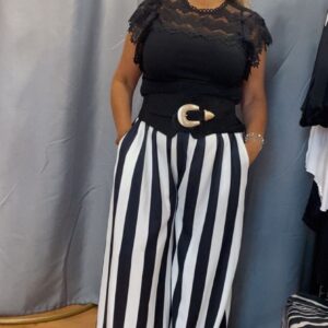 Pantalón rayas 25€