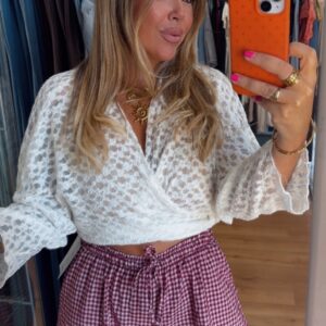Rebeca encaje blanca 15€