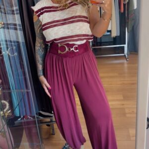 Pantalon Francia burdeos 20€