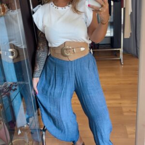 Pantalon Chambao azul 15€