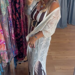 Rebeca red  beig 15€