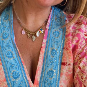 Collar caracola rosa 10€