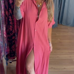 Vestido Tulipán coral 20€