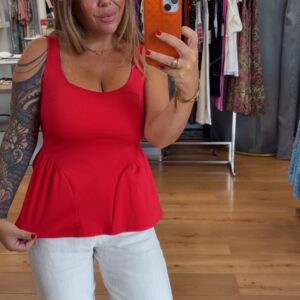 Top Sirena rojo 15€
