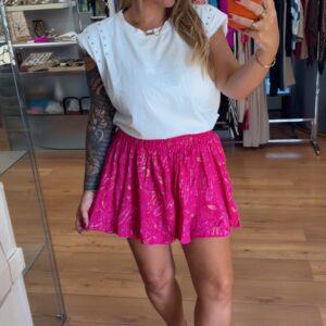 Pantalon Marieta fucsia 10€
