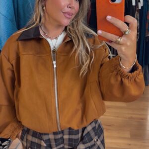 Chaqueta Cloe camel 24€