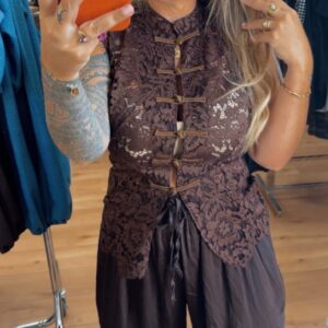 Top Asía marron 15€