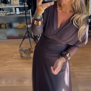 Vestido Chenoa chocolate 28€