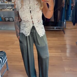 Pantalon Jimena verde 19€