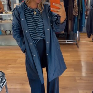 Impermeable azul 40€