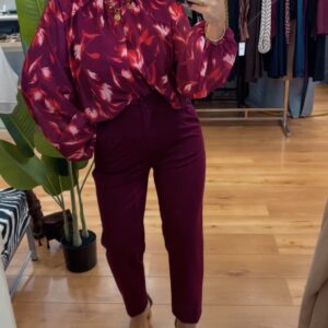 Pantalon Maria burdeos 20€