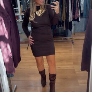 Vestido Lucia marron 28€