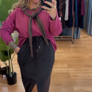 Falda Sandra marron 16€