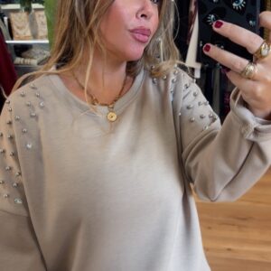 Sudadera Diamante beige 16€