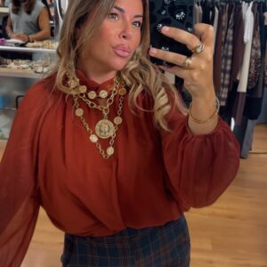 Camisa Angela teja 16€