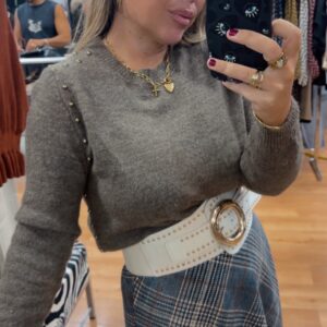 Jersey Tamara taupe 22€